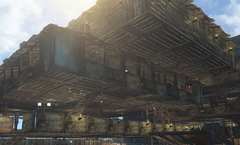 《異塵餘生4》星光鑽石城及斷橋鎮建造心得分享