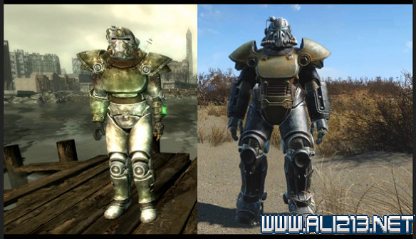 《異塵餘生4》動力裝甲、怪物及武器與前作對比圖一覽