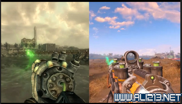 《異塵餘生4》動力裝甲、怪物及武器與前作對比圖一覽