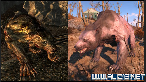 《異塵餘生4》動力裝甲、怪物及武器與前作對比圖一覽