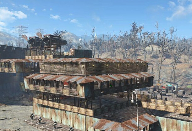 《異塵餘生4》星光鑽石城及斷橋鎮建造心得分享