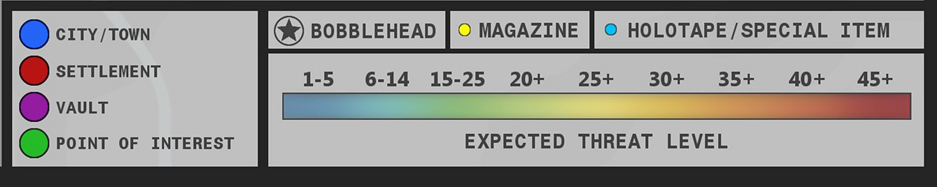 《異塵餘生4》必備的超清尋寶地圖 包攬一切收集物品