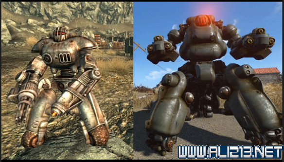 《異塵餘生4》動力裝甲、怪物及武器與前作對比圖一覽