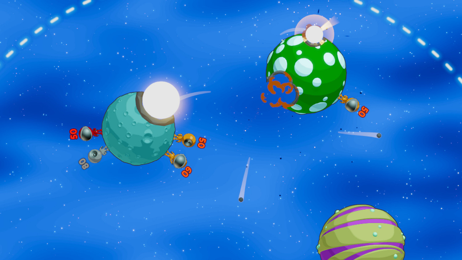 回合制太空炮兵《Gravitee Wars》Steam頁面 支援中文 回合制太空炮兵《Gravitee Wars》Steam頁面 支援中文