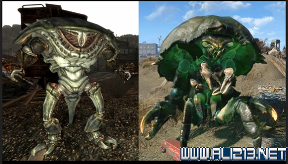 《異塵餘生4》動力裝甲、怪物及武器與前作對比圖一覽