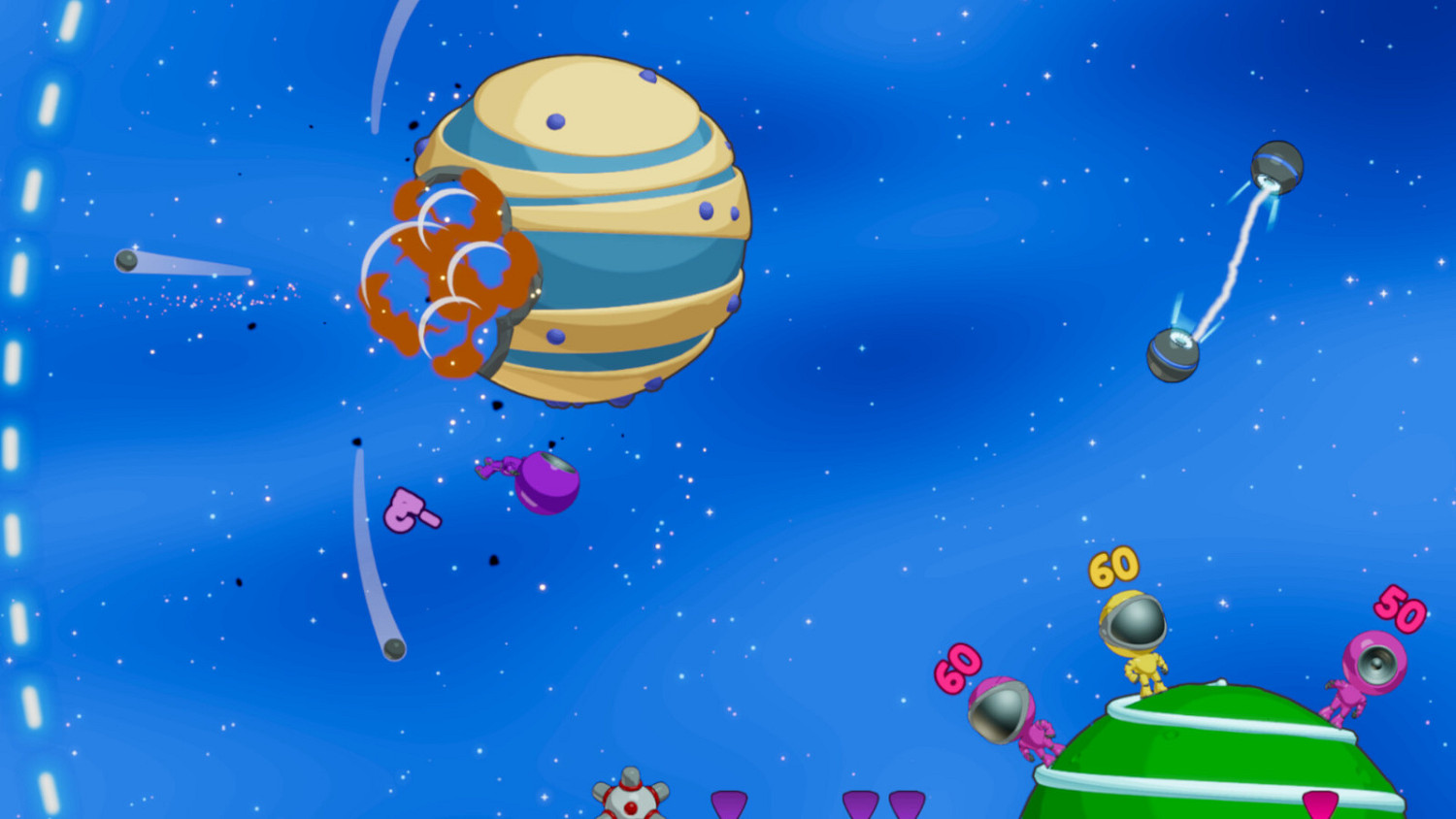 回合制太空炮兵《Gravitee Wars》Steam頁面 支援中文 回合制太空炮兵《Gravitee Wars》Steam頁面 支援中文