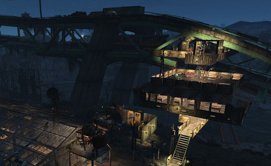 《異塵餘生4》星光鑽石城及斷橋鎮建造心得分享