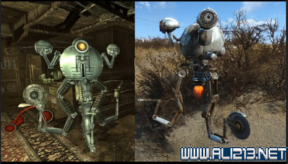 《異塵餘生4》動力裝甲、怪物及武器與前作對比圖一覽