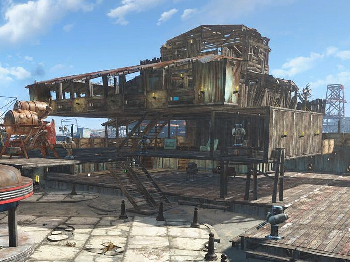 《異塵餘生4》星光鑽石城及斷橋鎮建造心得分享