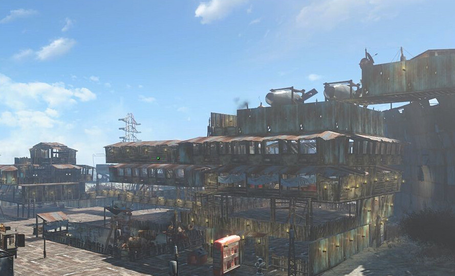 《異塵餘生4》星光鑽石城及斷橋鎮建造心得分享