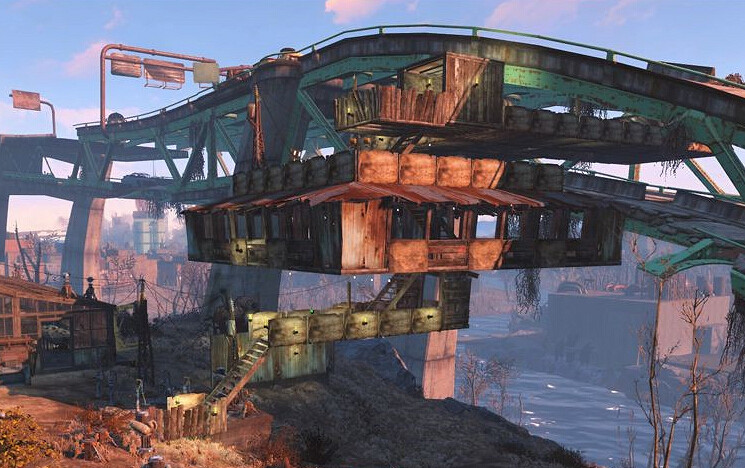 《異塵餘生4》星光鑽石城及斷橋鎮建造心得分享