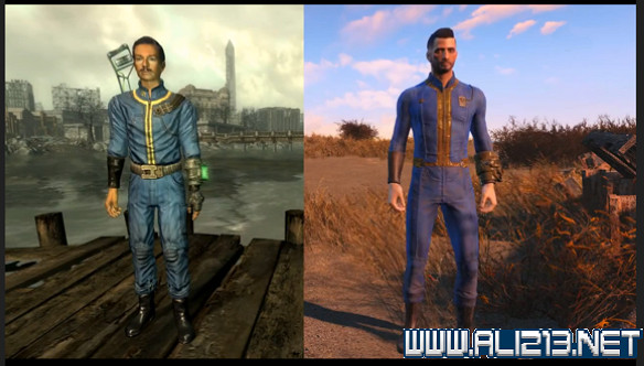 《異塵餘生4》動力裝甲、怪物及武器與前作對比圖一覽