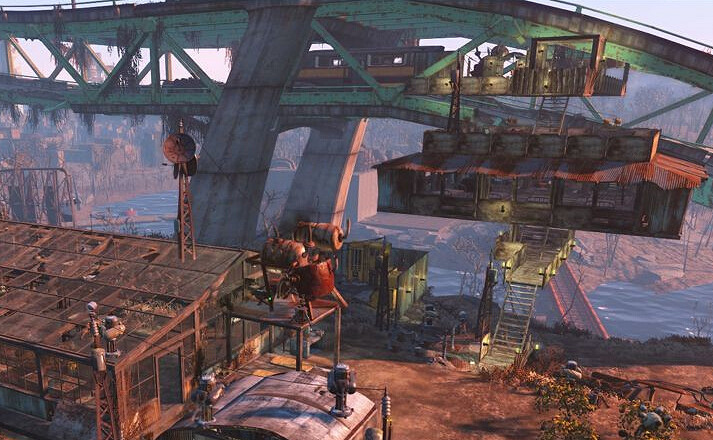 《異塵餘生4》星光鑽石城及斷橋鎮建造心得分享