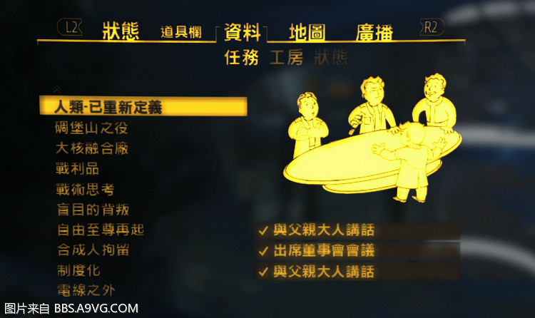 《異塵餘生4》各路線分支點任務以及獎杯任務解析