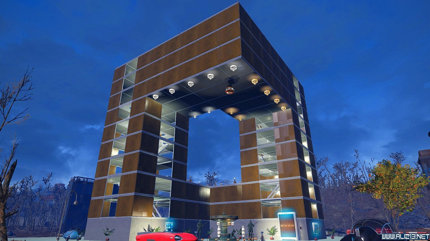 《異塵餘生4》褲衩樓建造圖覽