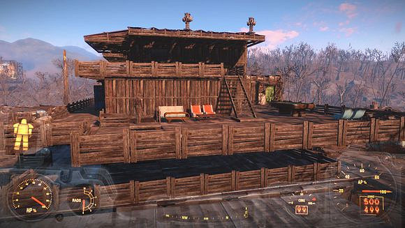 《異塵餘生4》避難所龍門客棧建造圖文賞析 《異塵餘生4》避難所龍門客棧建造圖文賞析