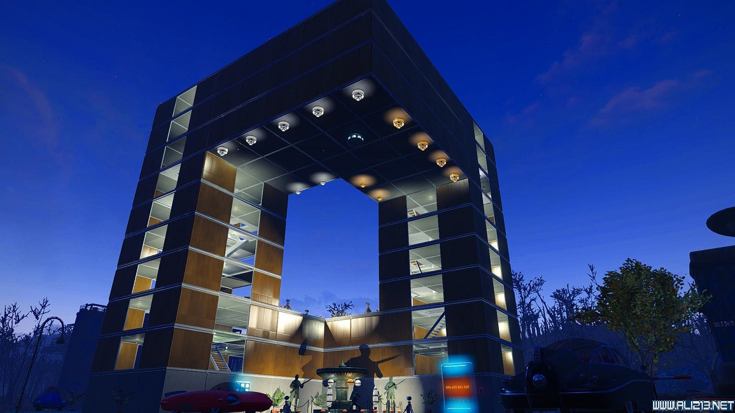 《異塵餘生4》褲衩樓建造圖覽