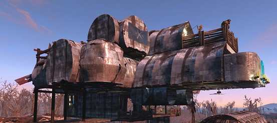 《異塵餘生4》大型飛船打造圖賞