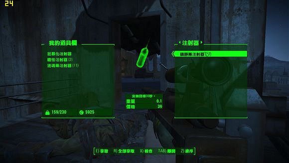 《異塵餘生4》鎮定注射器玩法心得分享