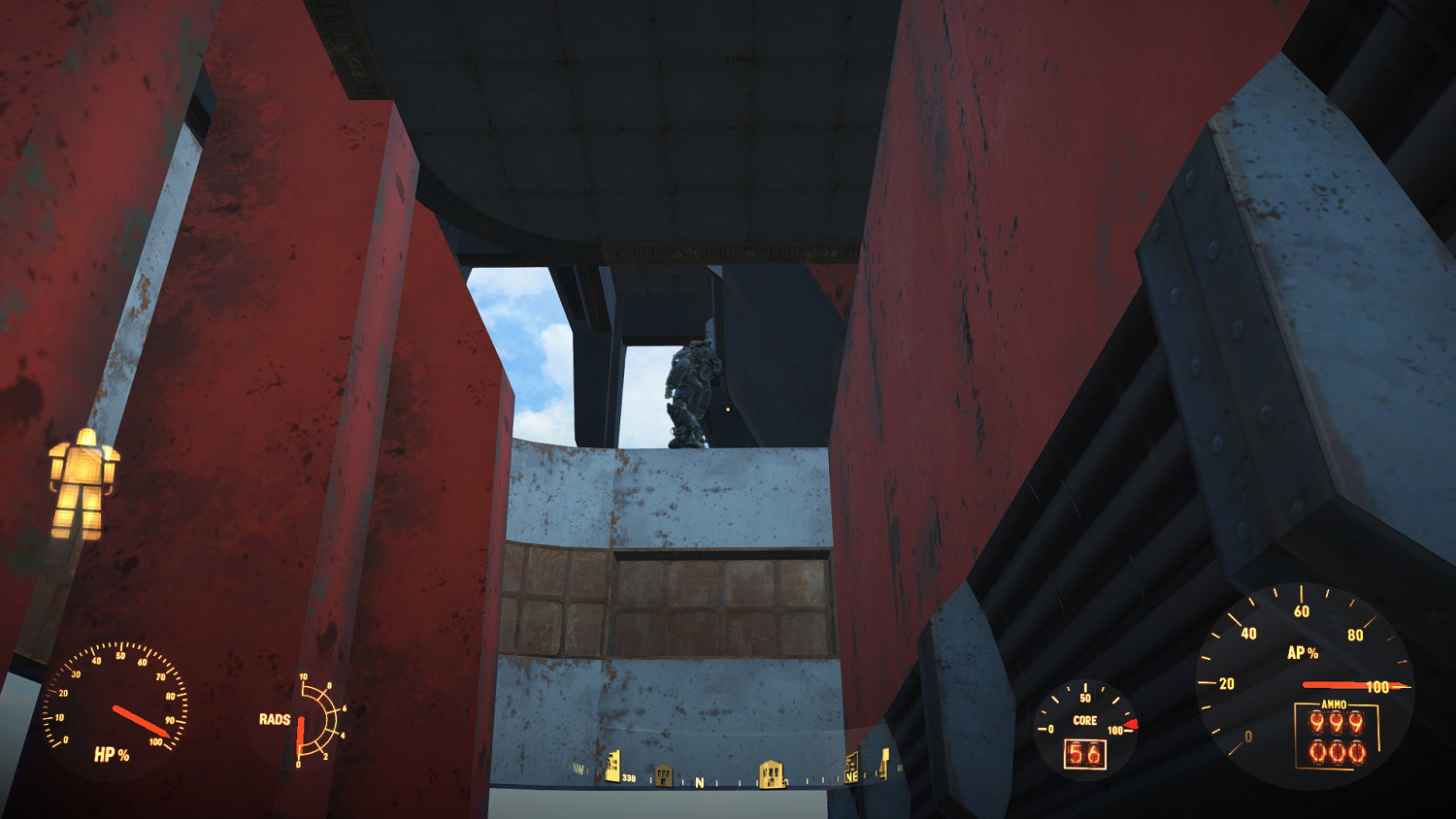 《異塵餘生4》噴氣背包飛行方法圖解 用噴氣背包飛核融大樓