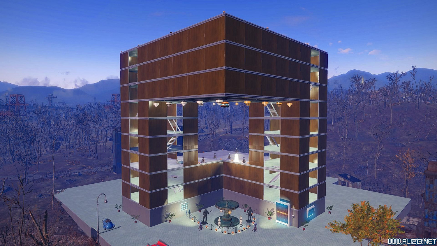 《異塵餘生4》褲衩樓建造圖覽