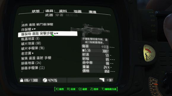 《異塵餘生4》雙彈電漿、炸裂衝鋒武器屬性解析攻略