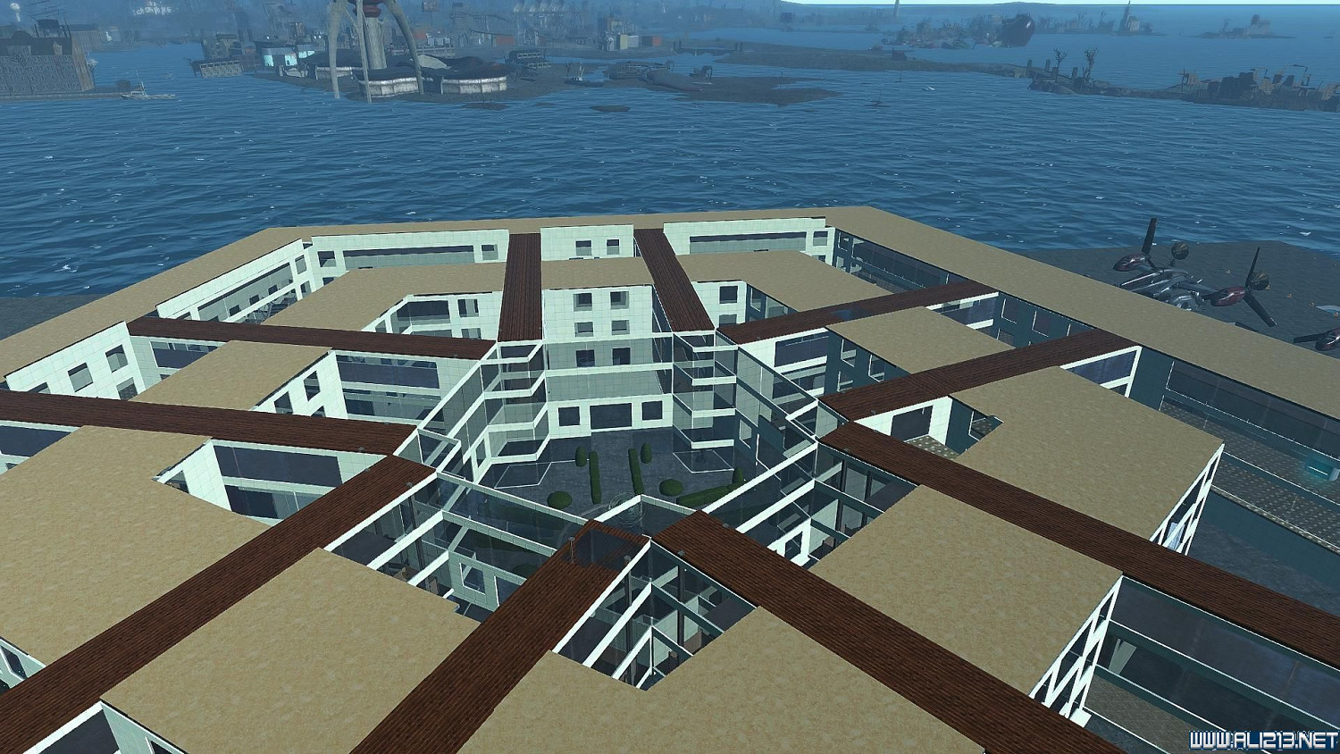 《異塵餘生4》五角大樓建造圖覽 高難度正五邊形建築圖賞 《異塵餘生4》五角大樓建造圖覽 高難度正五邊形建築圖賞