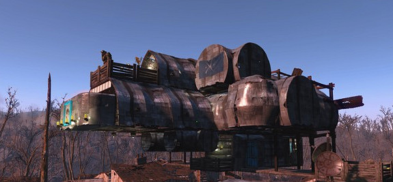 《異塵餘生4》大型飛船打造圖賞