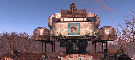 《異塵餘生4》大型飛船打造圖賞