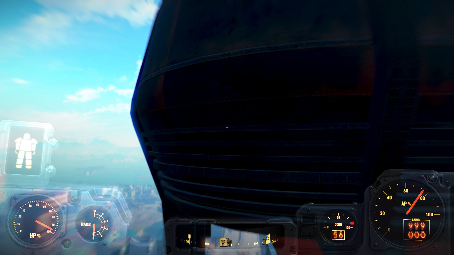 《異塵餘生4》噴氣背包飛行方法圖解 用噴氣背包飛核融大樓