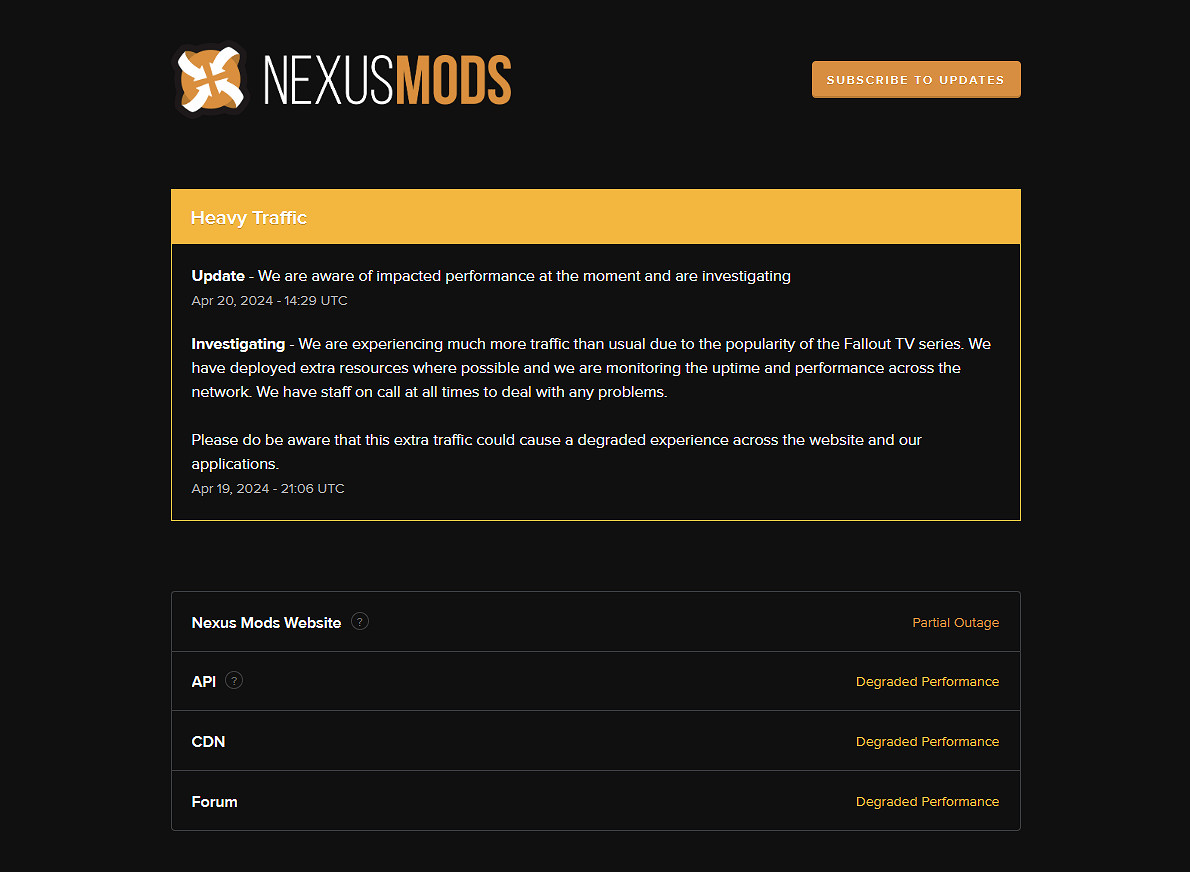 連鎖反應！海量玩家湧入N網尋找《輻射》MOD致其崩潰