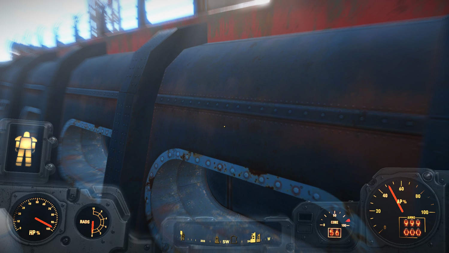 《異塵餘生4》噴氣背包飛行方法圖解 用噴氣背包飛核融大樓