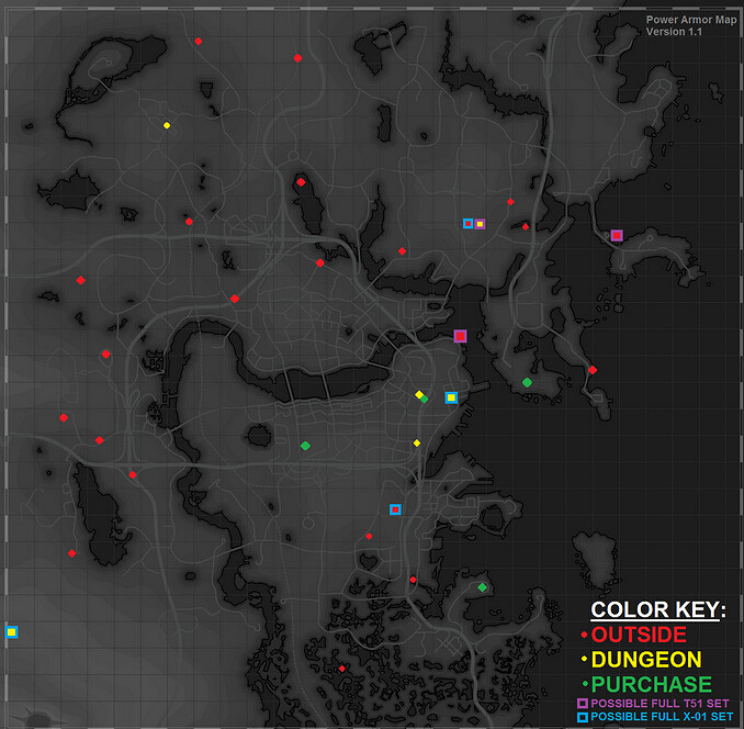 《異塵餘生4》野外動力裝甲位置圖覽