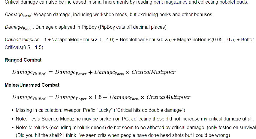 《異塵餘生4》特斯拉科學雜誌暴擊傷害分析