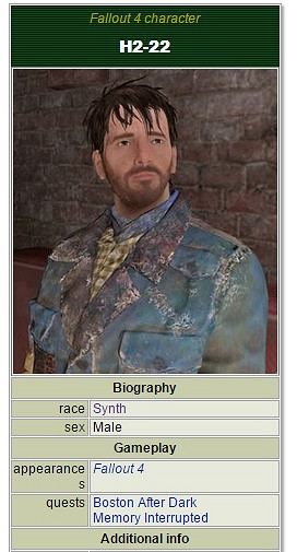 《異塵餘生4》全合成人圖鑒詳解