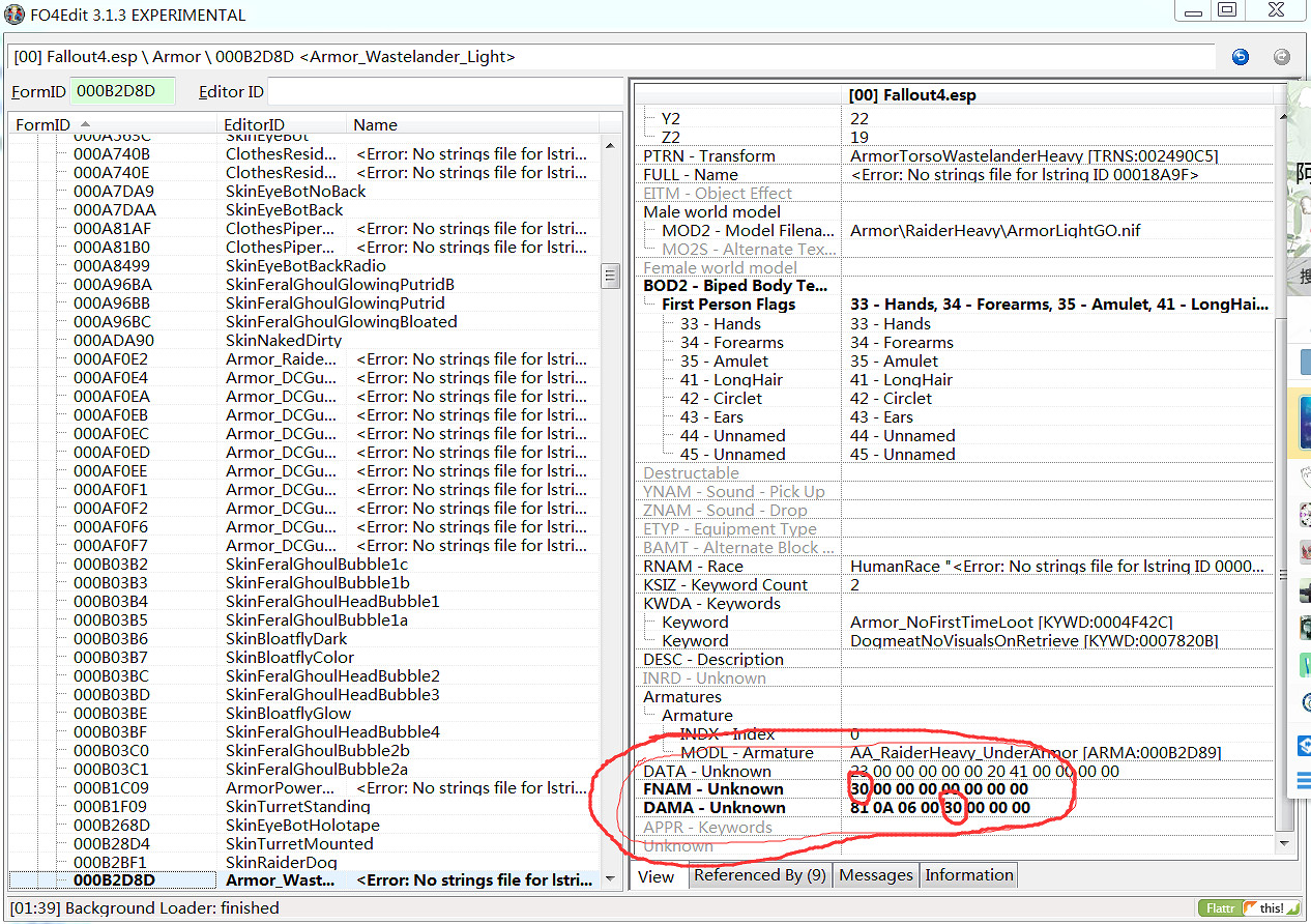 《異塵餘生4》武器傷害及護甲修改圖文指南