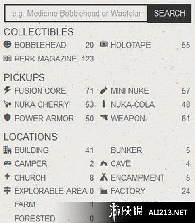 《異塵餘生4》全戰利品及收集品位置地圖匯總