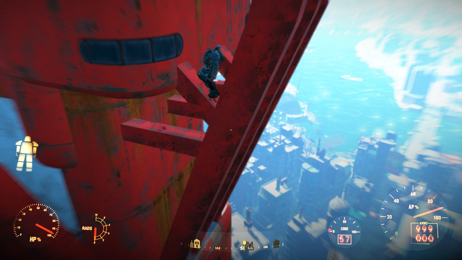 《異塵餘生4》噴氣背包飛行方法圖解 用噴氣背包飛核融大樓