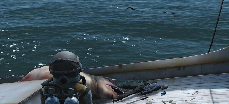 《異塵餘生4》大白鯊場景彩蛋賞析