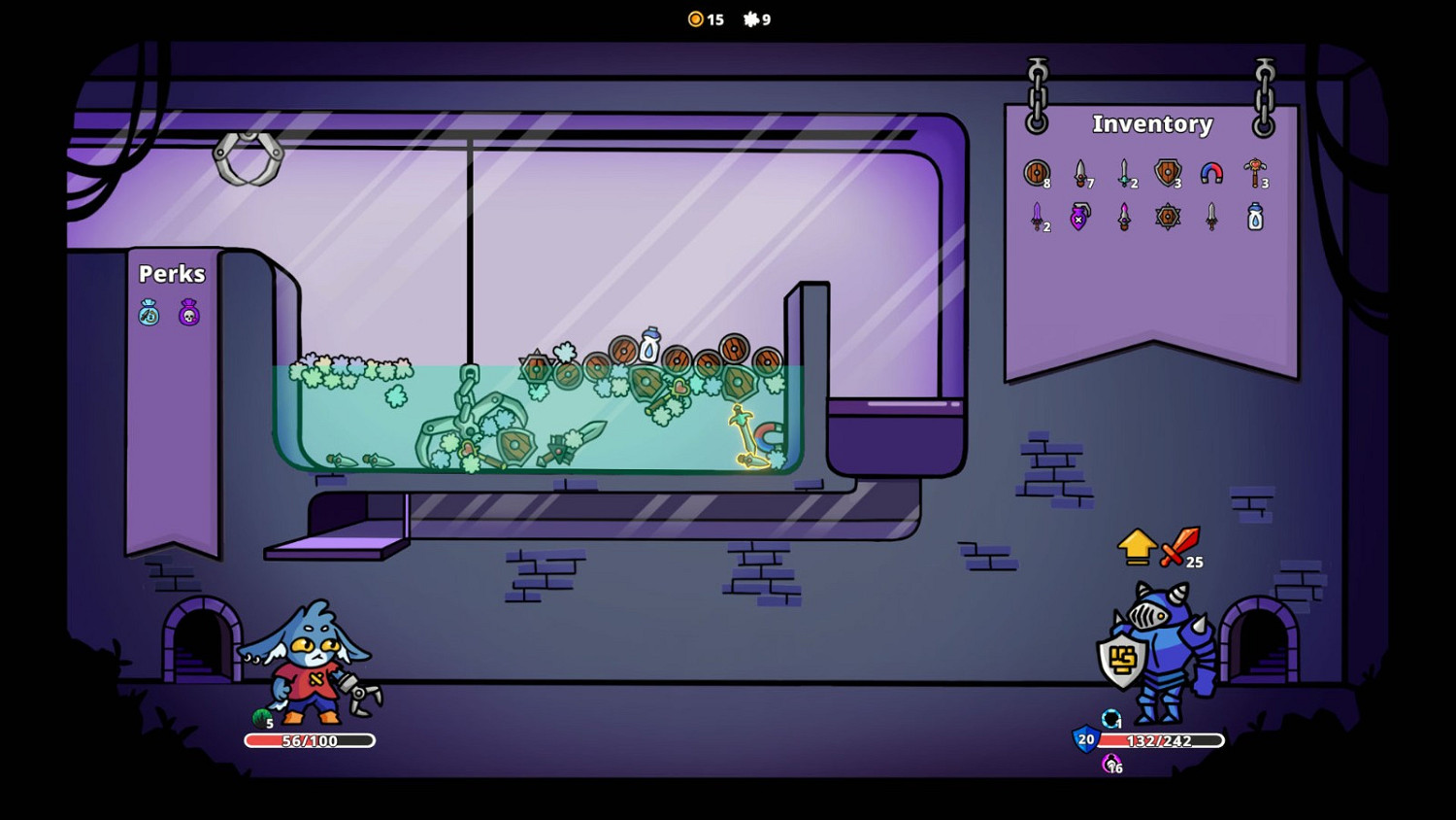 《抓抓地牢》Steam試玩發布 抓娃娃機元素地牢探險