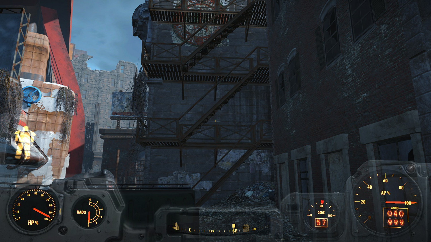 《異塵餘生4》噴氣背包飛行方法圖解 用噴氣背包飛核融大樓