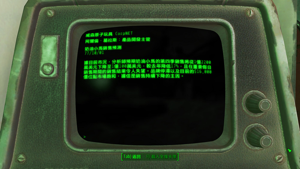 《異塵餘生4》威森原子玩具公司圖文解析