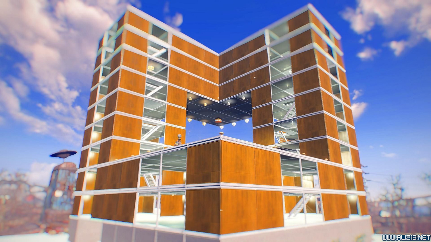 《異塵餘生4》褲衩樓建造圖覽 《異塵餘生4》褲衩樓建造圖覽