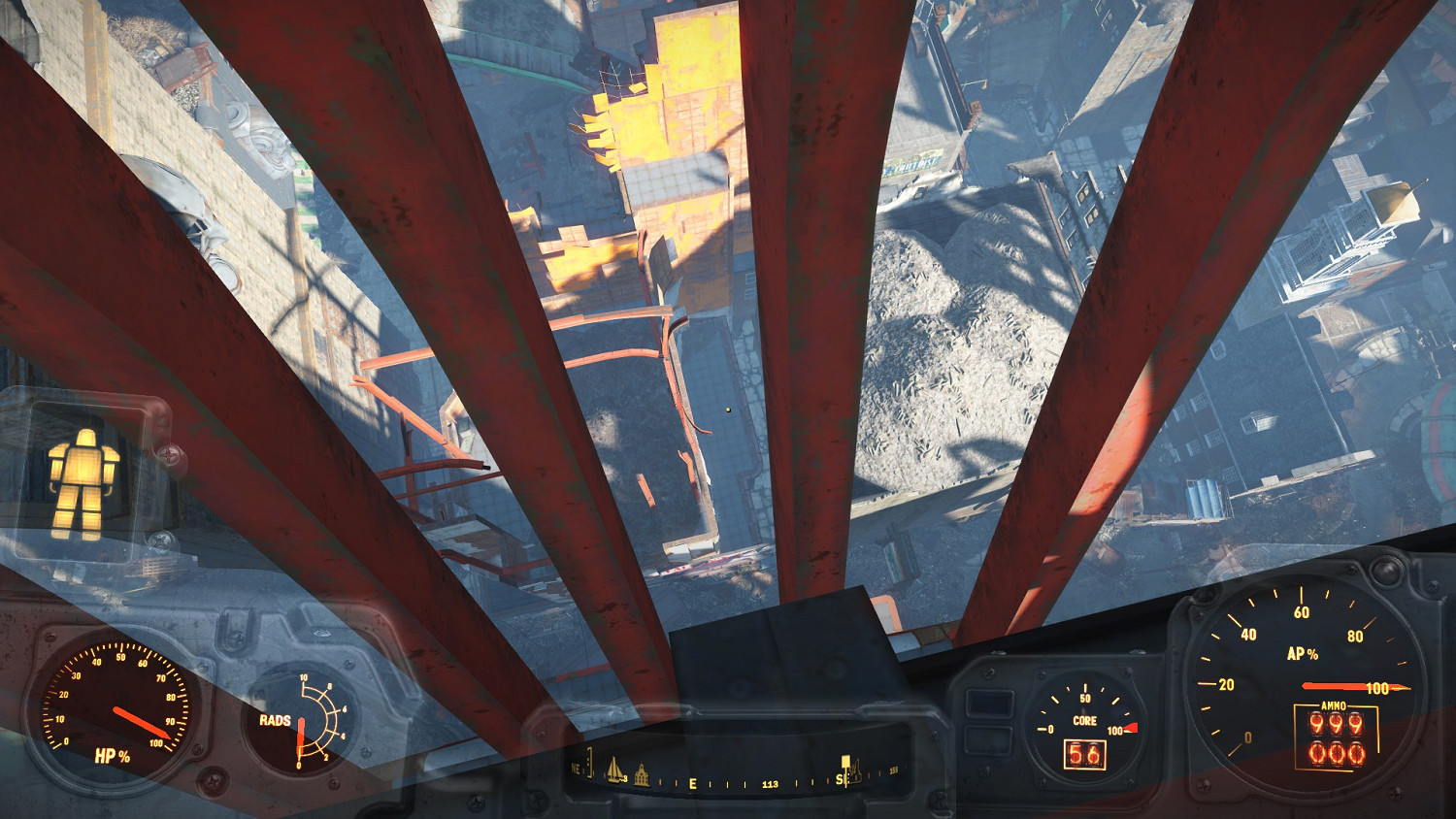 《異塵餘生4》噴氣背包飛行方法圖解 用噴氣背包飛核融大樓