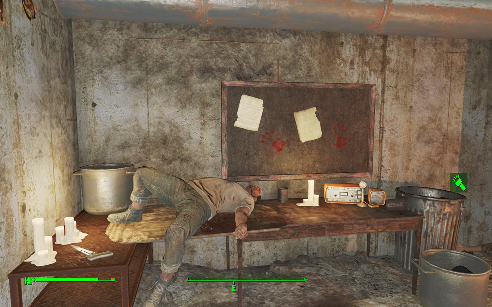 《異塵餘生4》夏烏高中的秘密圖解（膽小慎入）