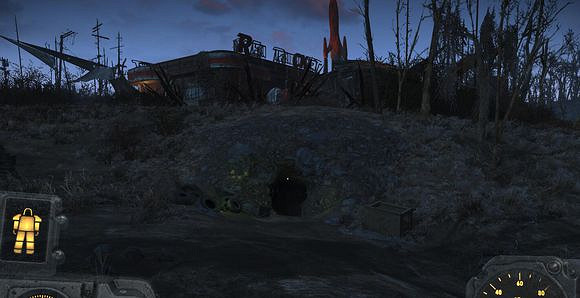 《異塵餘生4》紅火箭維修站下洞穴探索之旅