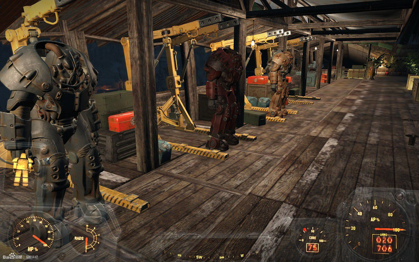 《異塵餘生4》格雷花園內外建設圖文一覽 夜空中的美麗花園