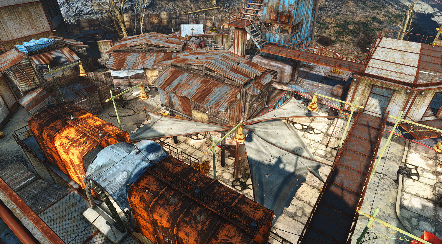 《異塵餘生4》星光城主體+半個城市外部裝飾圖覽 《異塵餘生4》星光城主體+半個城市外部裝飾圖覽