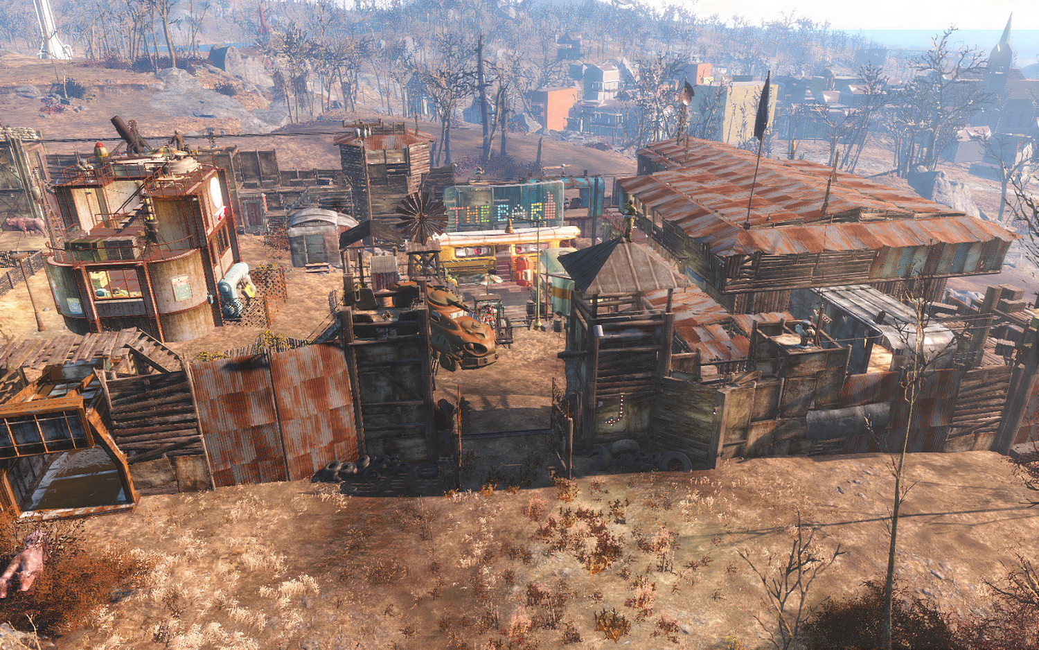 《異塵餘生4》阿柏納西改造圖文賞析 破破爛爛荒野風格