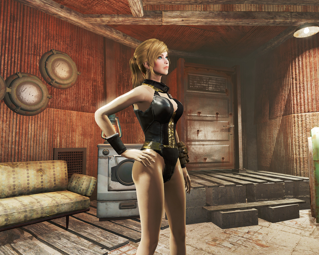 《異塵餘生4》泳裝版避難所製服圖賞析 《異塵餘生4》泳裝版避難所製服圖賞析